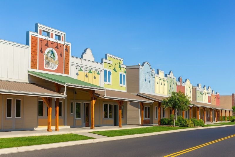 Colorful Building Facades
