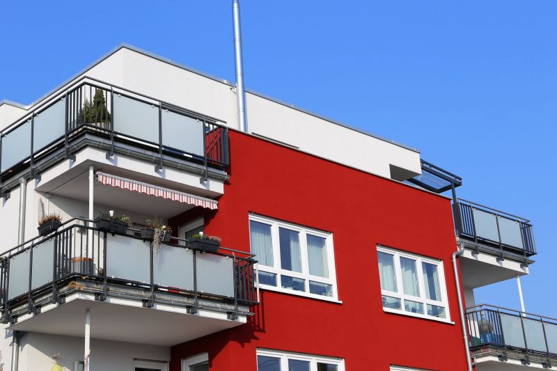 Completed Building with Vibrant Facade