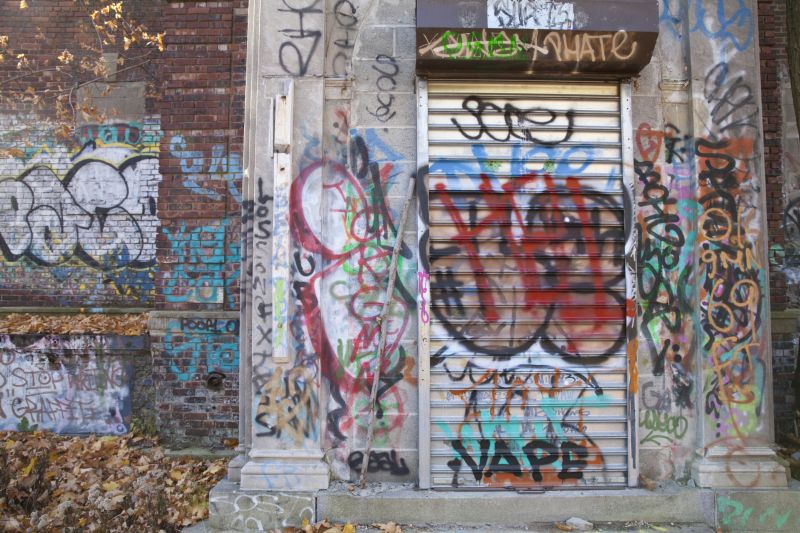 Artistic Murals on Building Facades