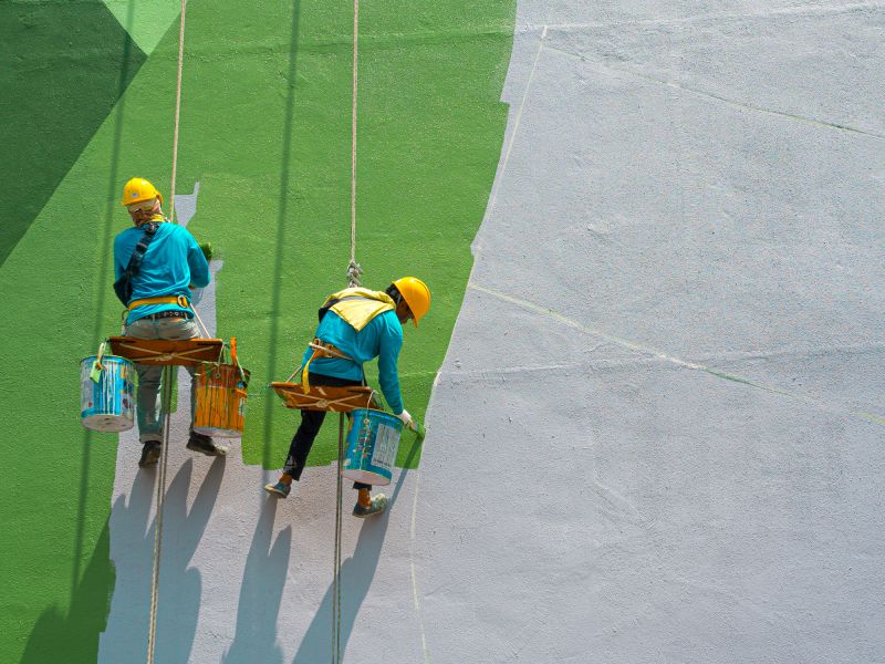 Commercial Fence Painting in Littleton, CO